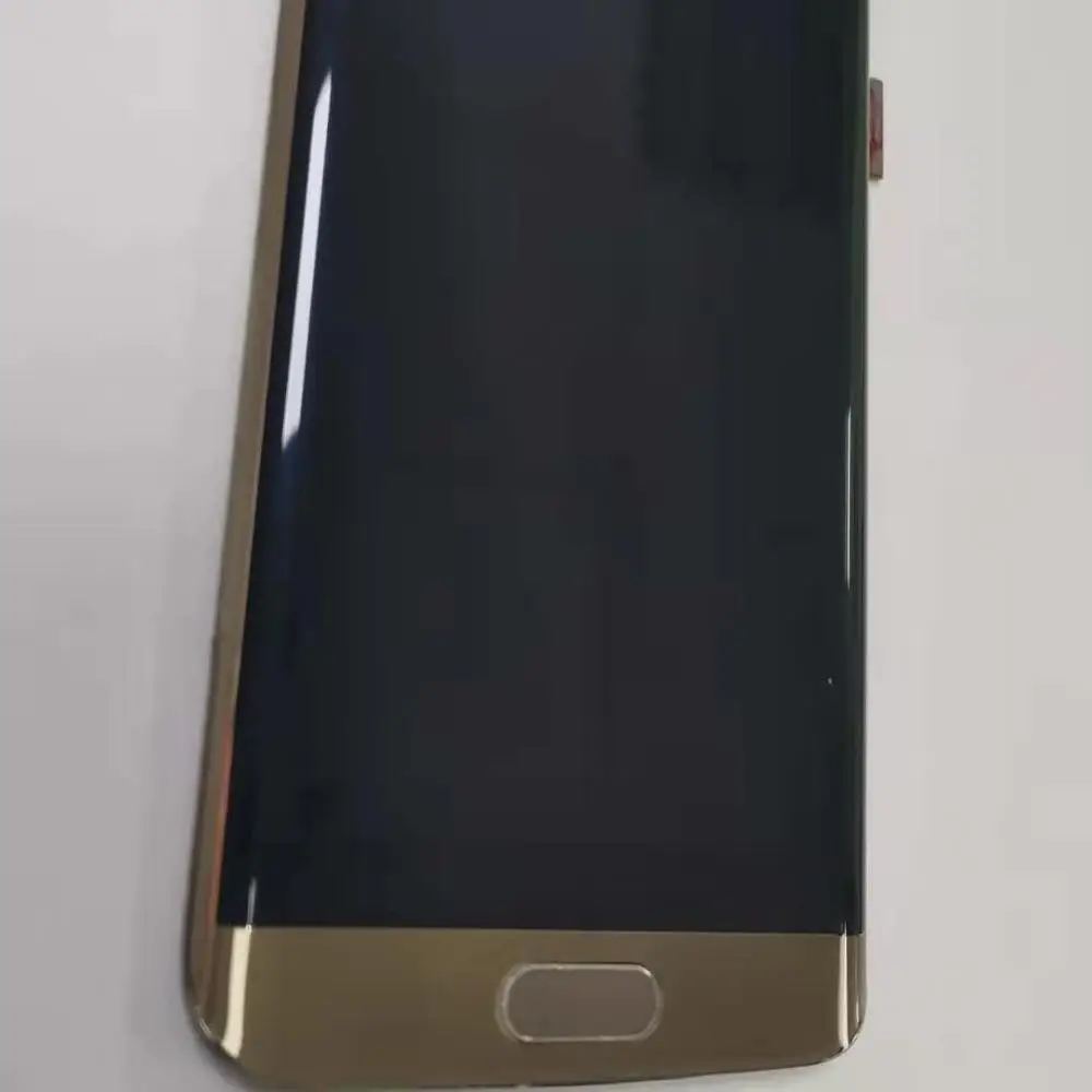 Super AMOLED S6 edge lcd для samsung GALAXY S6 edge G925 G925F G925FQ ЖК-дисплей кодирующий преобразователь сенсорного экрана в сборе маленькая тень