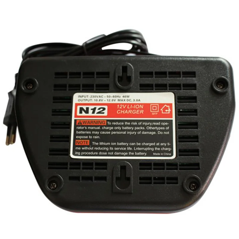 Штепсельная вилка ЕС Ac220 240V литий ионное зарядное устройство для Milwaukee M12 N12