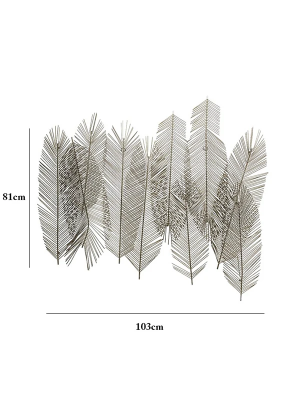

Bird Feathers Metal Wall Table