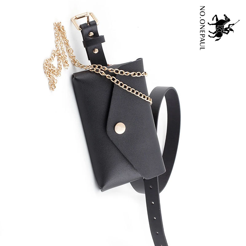 Ремень NO.ONEPAUL женский из натуральной воловьей кожи пояс со змеиной пряжкой с