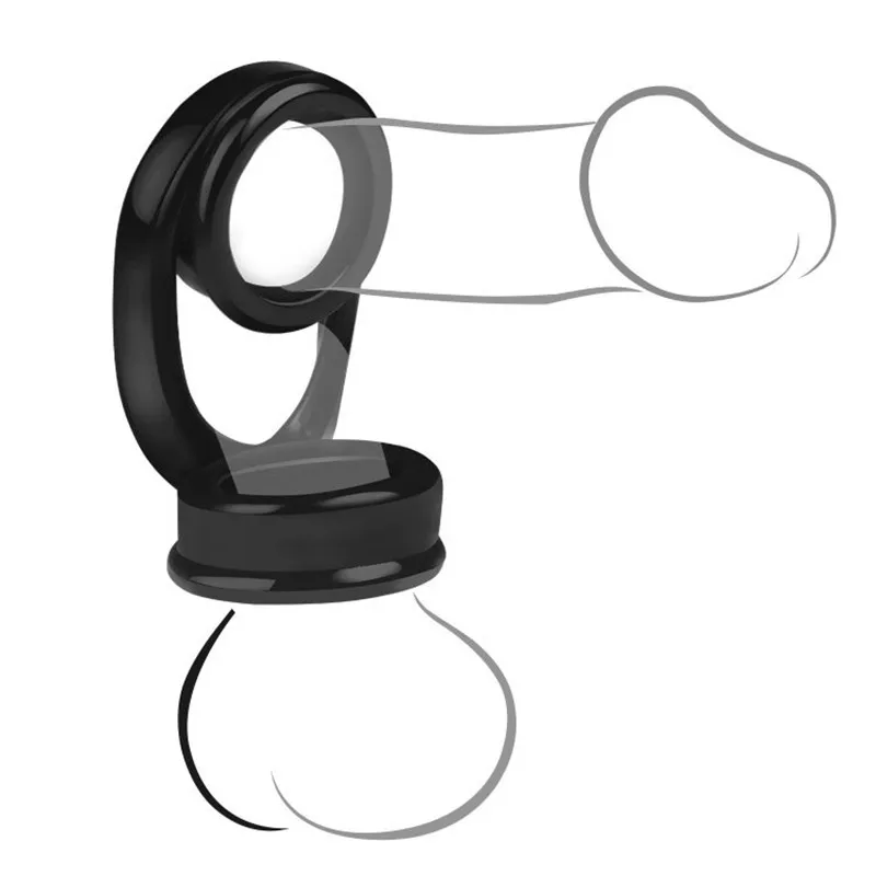 Новые Двойные кольца на пенис для задержки эрекции секс-игрушки мужчин