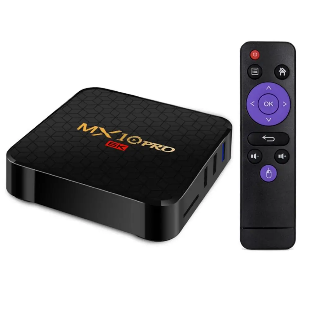 

New MX10 Pro H6 32/64GB Quad Core 6K HD WiFi HDMI Set-Top TV Box for Android 9.0 Set Top