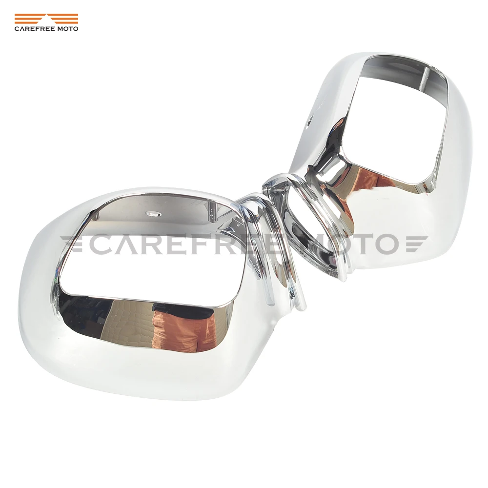 Chrome Motorcycle Rear View Side Mirror Housing Case for Honda GL1800 GOLDWING GL 1800 2001-2011