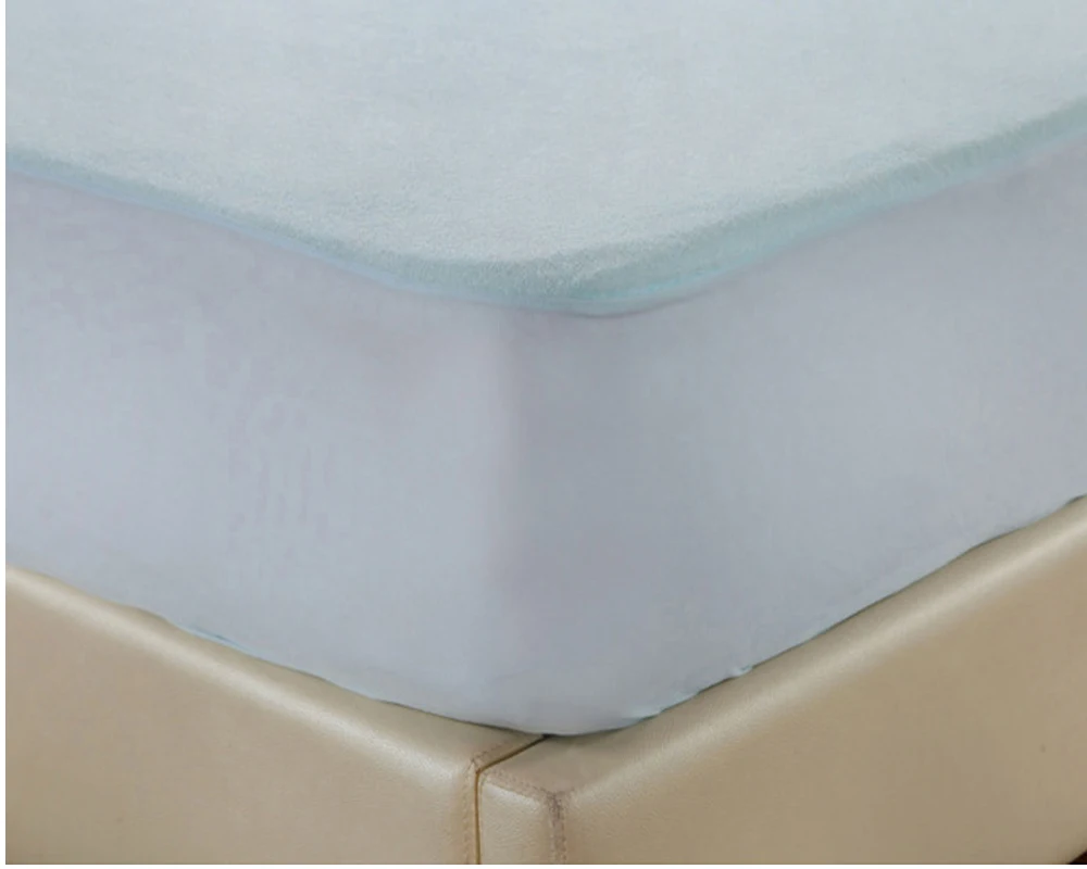 Все размеры хлопок Терри водонепроницаемый наматрасник роскошный ткань Матрас