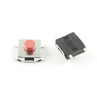 10 шт потребительских упаковок для микро переключатель SMD 6*6 Мгновенный 4 Pin Тактильные Такт красный сенсорная кнопка 6x6x3.7mm