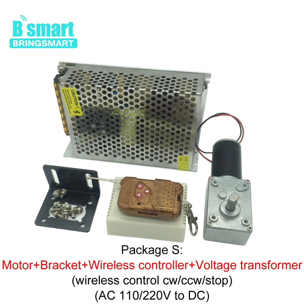 BringSmart A58SW31ZY 12V 27 об/мин червячный мотор-редуктор 60kg. См высокий крутящий момент D вал 12 вольтового источника электропитания постоянного тока с поворотным столом двери с встроенной функцией спуска затвора