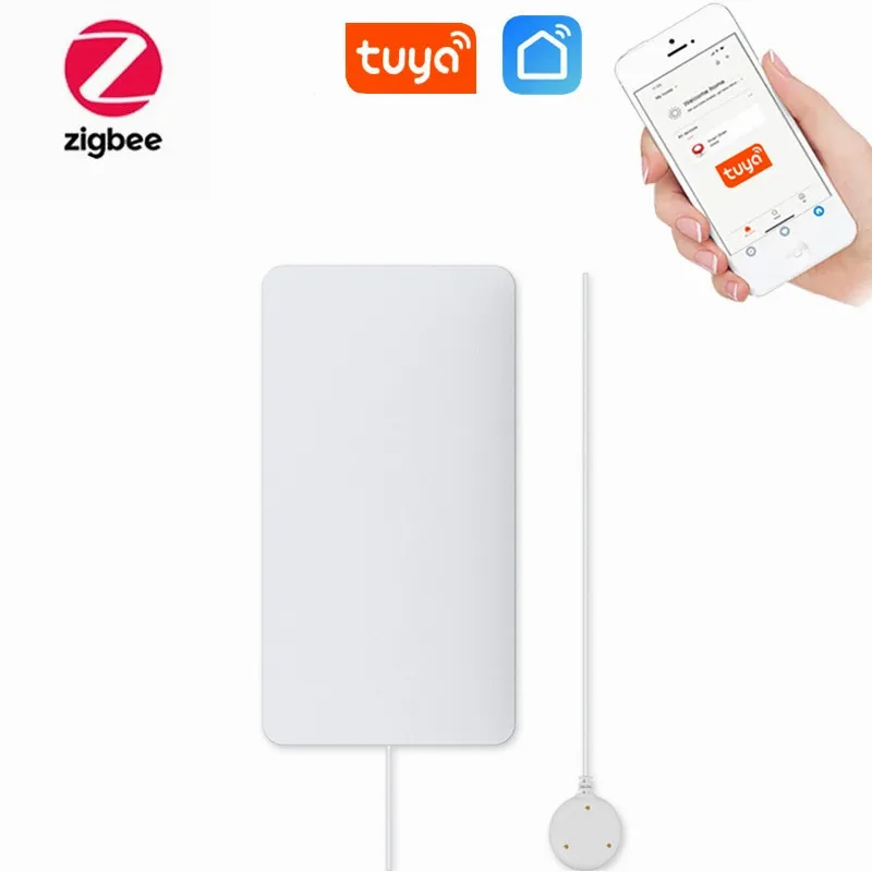 

Zigbee Wifi Leak Detector Water Detector Leakage Sensor Smart Home Alarm Tuyasmart Smart Life APP Flood Alert Overflow Security