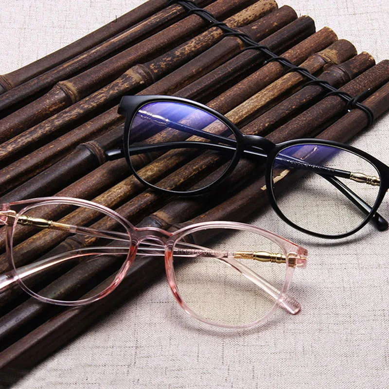 Новинка Женские винтажные прозрачные круглые очки женские пластиковые