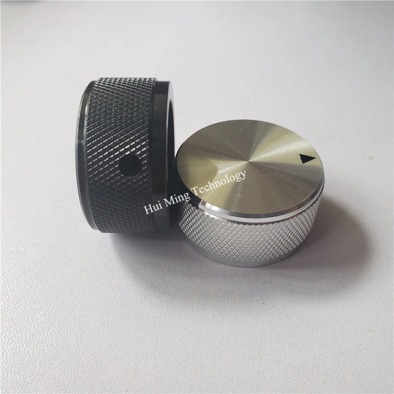 2 шт. высококлассная алюминиевая ручка потенциометра 34*17*6 мм втулка колпачок