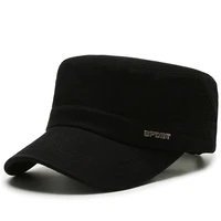cadet army cap basic everyday military style hat newsboy hats gatsby cap twill classic baseball hat solid ball cap