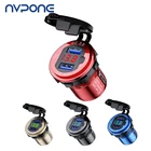 12V24V зарядных порта USB для автомобиля Зарядное устройство Dual Порты Водонепроницаемый гнездо QC3.0 для быстрой зарядки с usb-портом, Зарядное устройство Разъем адаптер розетка для машине мотоцикле лодке