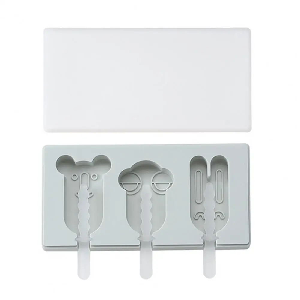 

70% Dropshipping!Ice cream non-stick easy to clean silicone summer children ice cube tray ice cream making mold