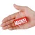 Takara Tomy Marvel Hero коллекция логотипов красный металлический литой Сплав украшение 5
