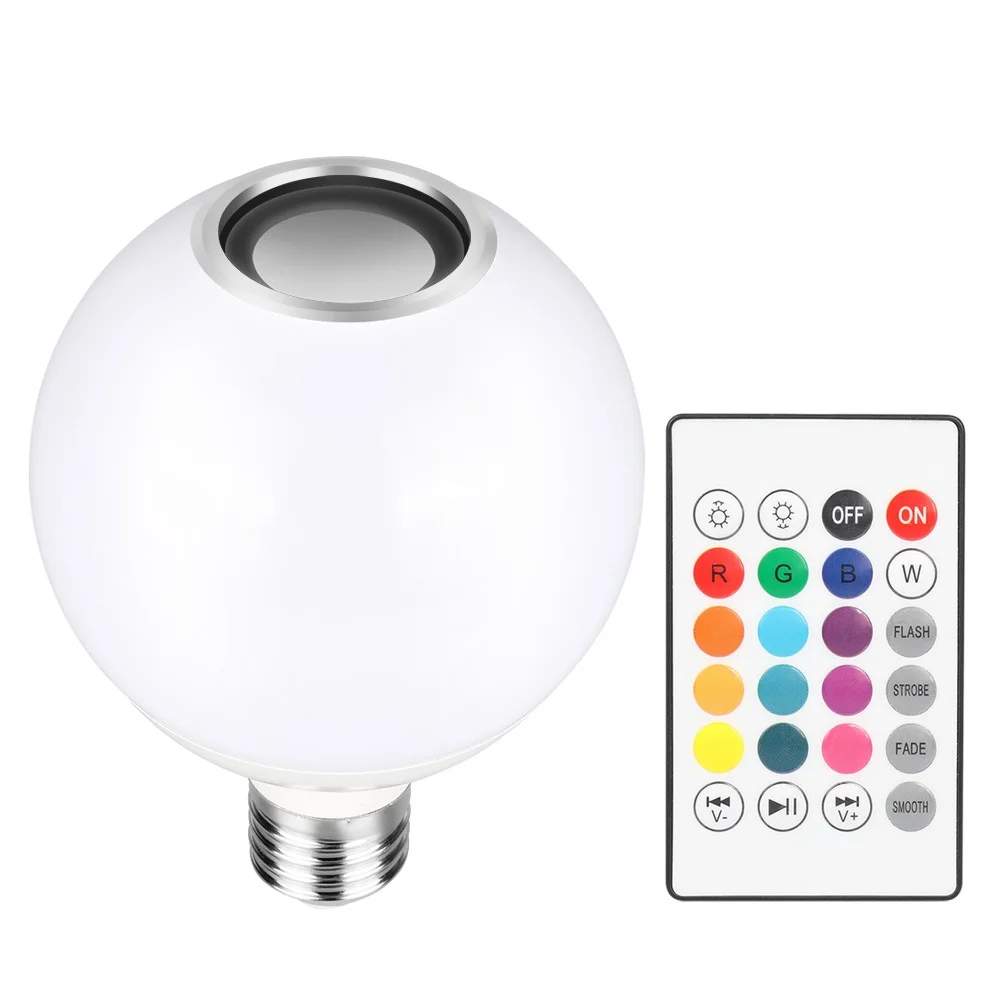 Умный RGB светодиодный светильник беспроводной Bluetooth динамик музыка воспроизведение Точечный светильник светодиодный светильник для бар Вечеринка сцена светильник ing пульт дистанционного управления