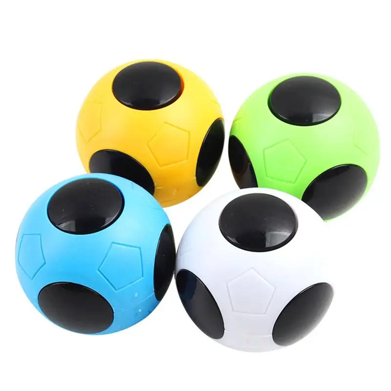 4 Uds ni&ntilde;os Mini f&uacute;tbol juguetes, para la punta del dedo Gyro juguetes descompresi&oacute;n Juguetes-0