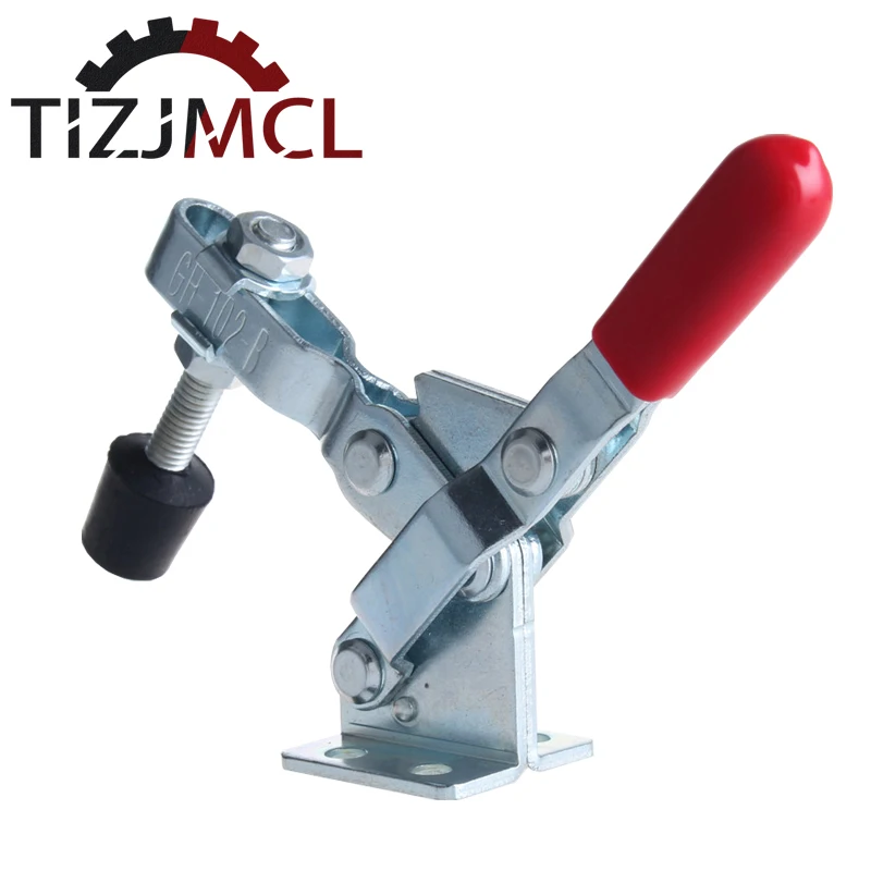 

1/2/4PCS GH-102B 100KG Vertical Quick-Release Toggle Clamps Woodwork Horizontal Red Toggle Clamp Set Heavy Duty Tools Accessory