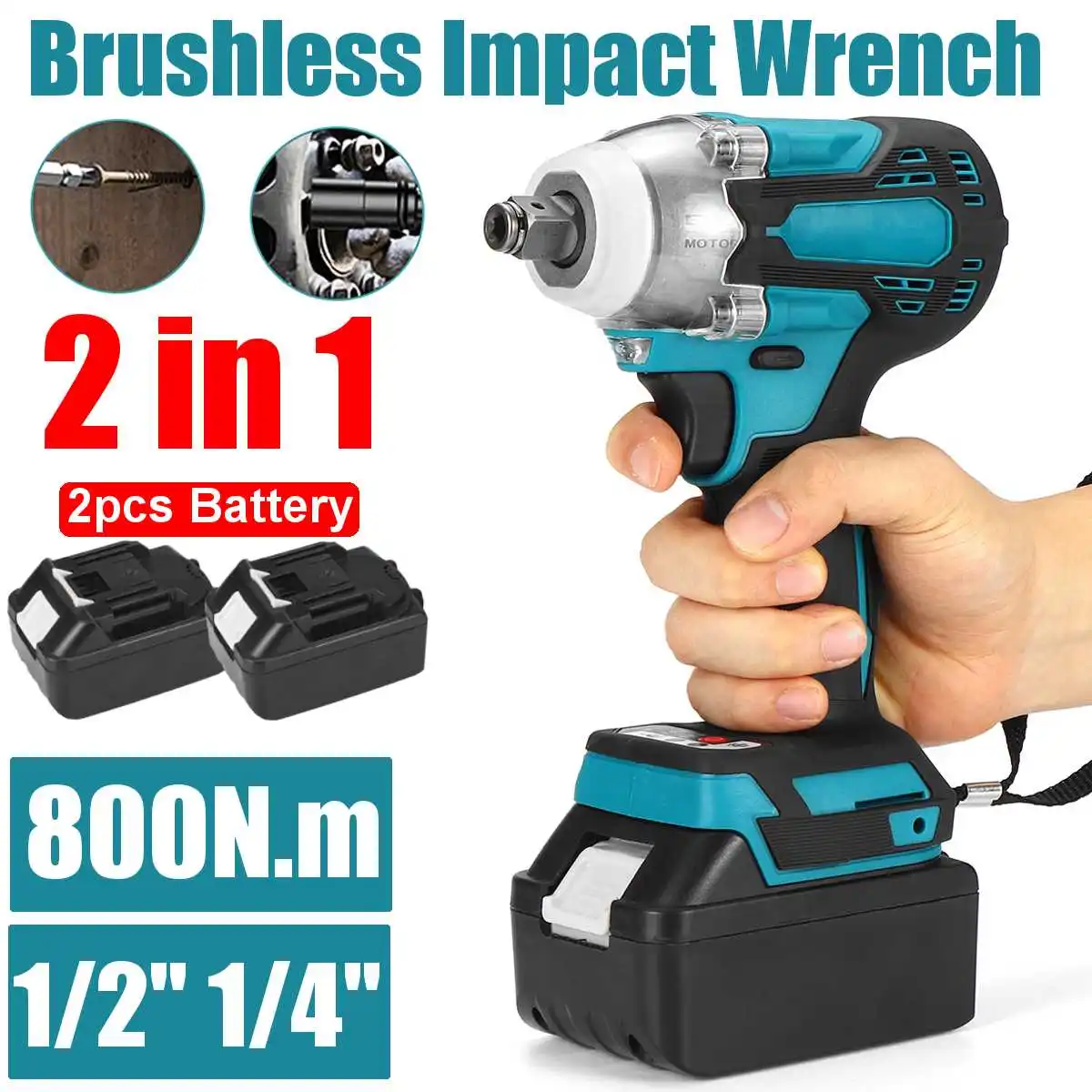 Аккумуляторный шуруповерт drillpro с крутящим моментом 18 в 2/1 1/4 нм бесщеточный |