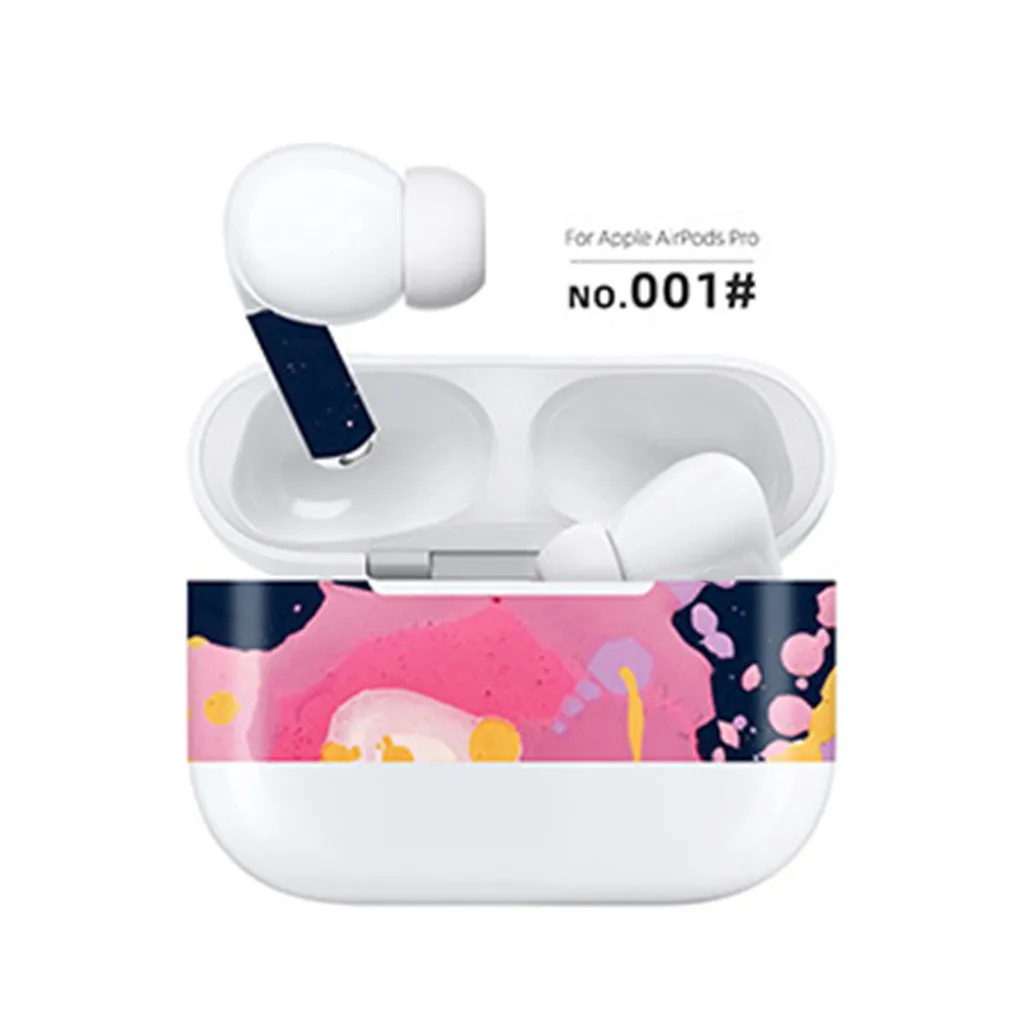 A Защитный чехол для наушников, защитная пленка для Apple AirPods Pro, новинка, защита от царапин, супер крутая - Цвет: A