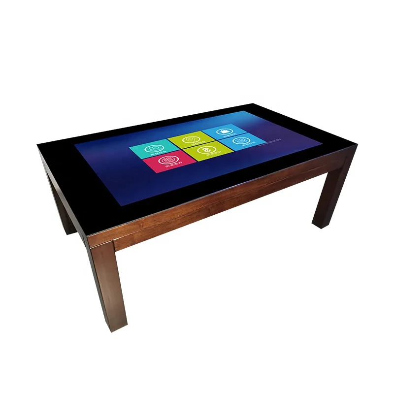 43 дюймов деревянные Android интерактивный сенсорный экран журнальный столик|Модули