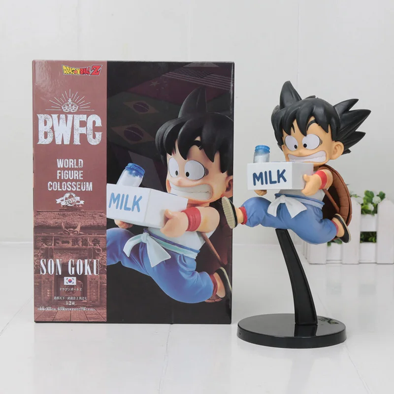 8 дюймов Dragon Ball Z Сон Гоку плавки Супер Saiyan 2 фигурка BWFC Kamehameha Коллекция Модель игрушки - Цвет: Child Goku with box