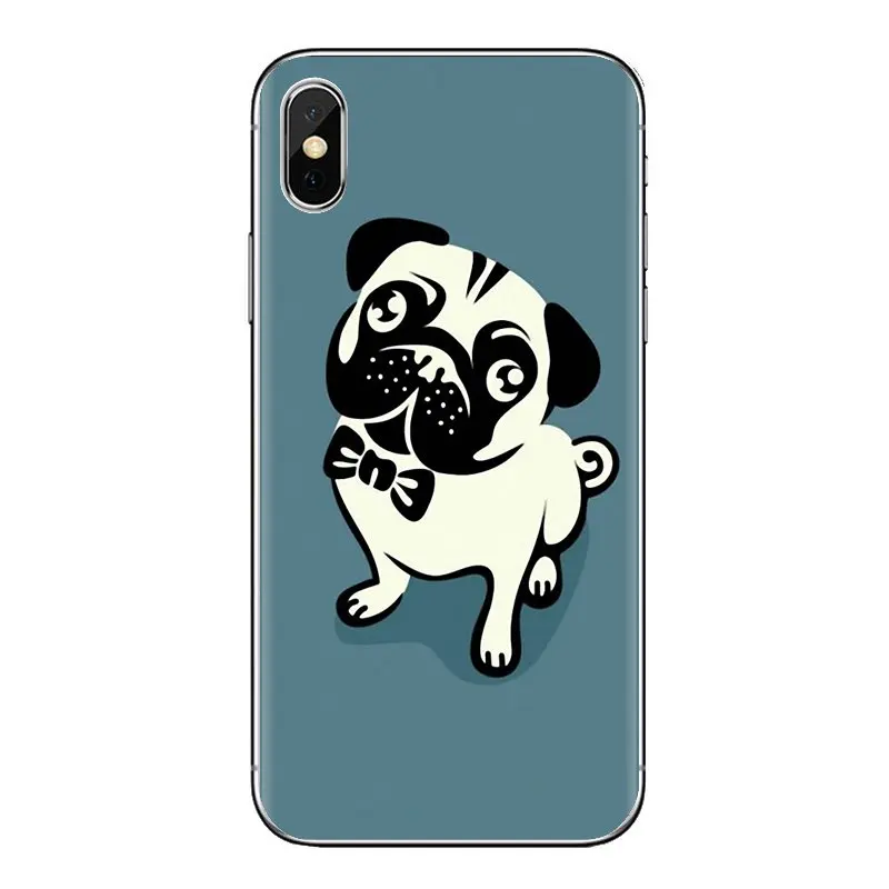 Животное собака чехол pug Life гибридный шаговый двигатель для samsung Galaxy S2 S3 S4 S5 мини S6