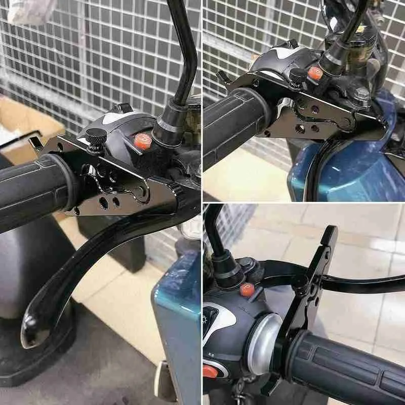 

New High Quality Universal CNC Motorcycle Cruise Control Grip Throttle Clip Relieve Durable Retainer Lock Black Assist Stre O8F7