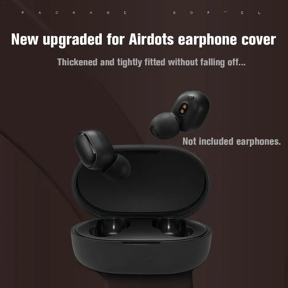 Противоударный силиконовый защитный чехол для Xiaomi Redmi Airdots беспроводной зарядки