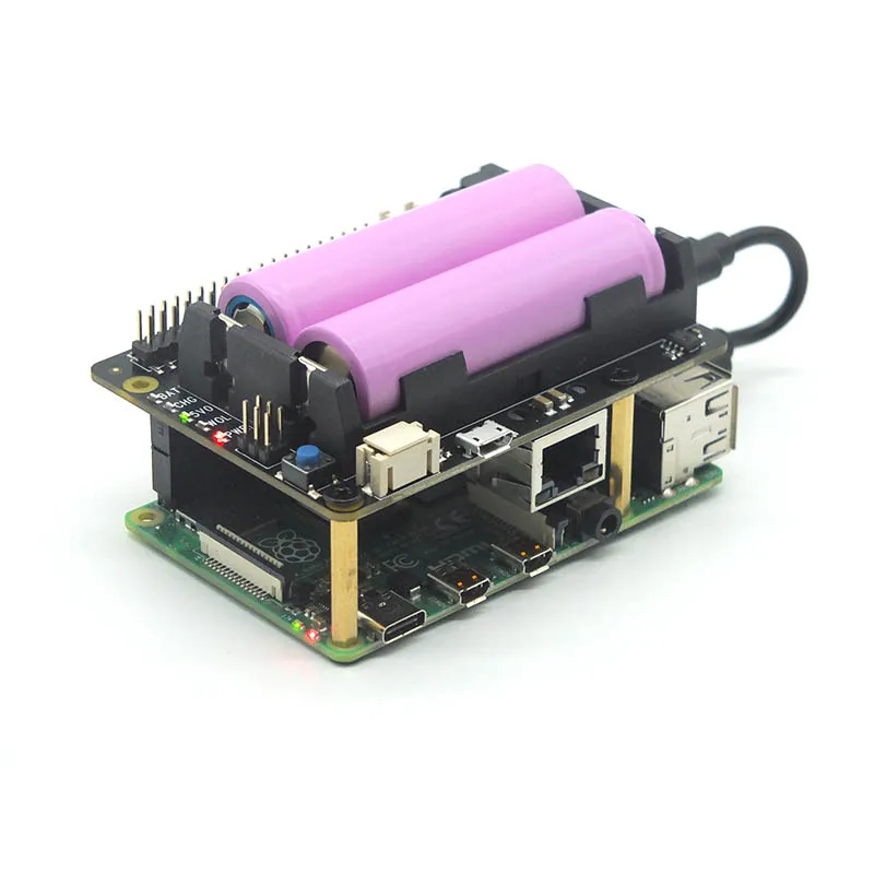 Материнская плата для Raspberry Pi X725 с функцией управления питанием (питание 18650) +