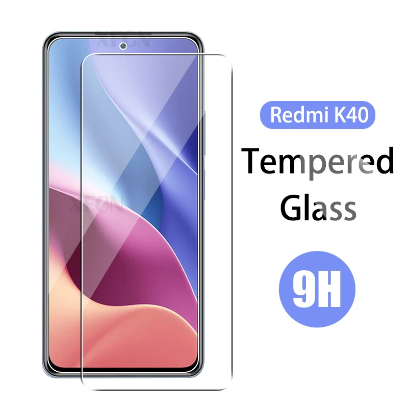 

9H Glass For Xiaomi Redmi K40 k 40 5G Smartphone screen protector on redmiK40 k40pro redmek40 Redmik40 pro Cristal Templado Film