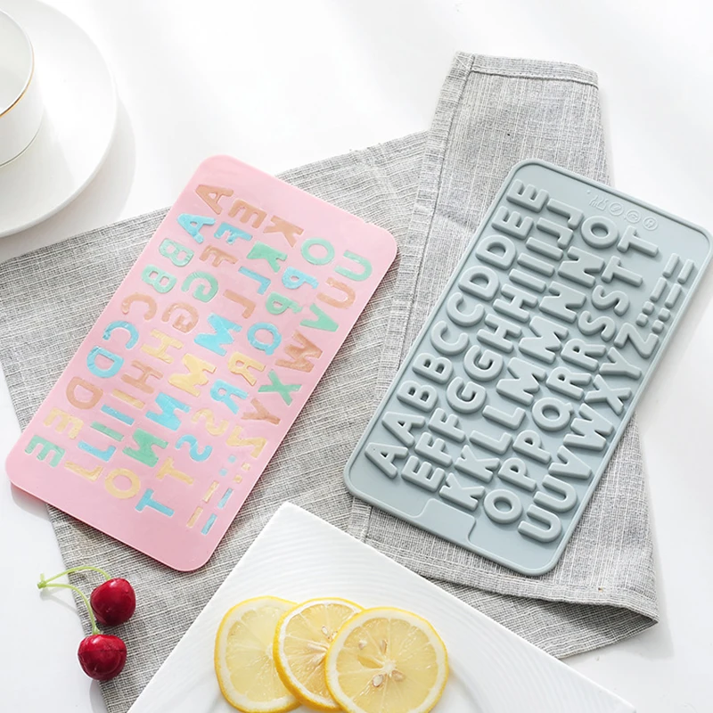 

Non Stick Silicone Jelly Candy Cookies Mold Cake Decorating Chocolate Mold DIY Baking Tools Birthday Cake Decor Letter / Number