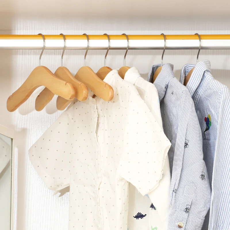 Вешалка для детской одежды деревянная вешалка пальто дружественный органайзер