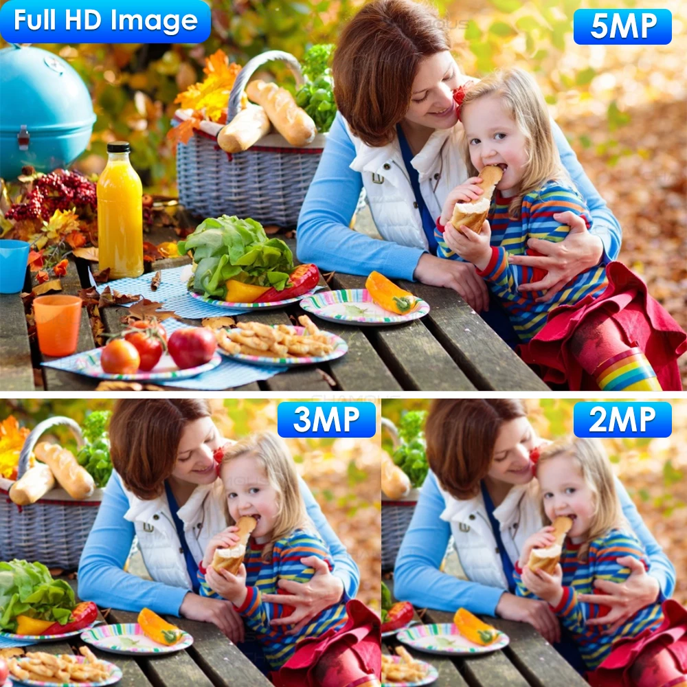 5-мегапиксельная IP-камера WiFi 3-мегапиксельная мини-камера видеонаблюдения 1080P