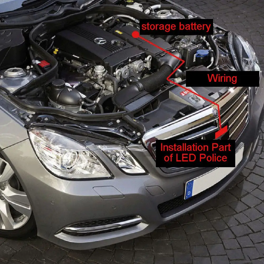 1 for 4 3 светодиодный фонарь для вспышки RC автомобильный многорежимный ABS Мощный 12