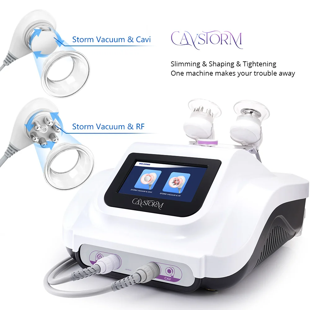 

Hot Sale Product CaVstorm 40K Ultrasonic Cavitation 3.0 Weight Loss RF Vacuum Cup Body Slimming Skin Tightening Beauty Machine