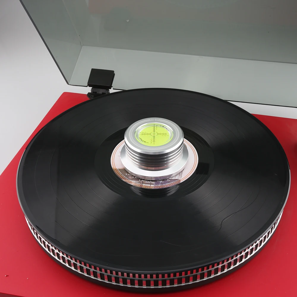 Viborg LP628S 60HZ silver 280g Record Weight LP Disc Stabilizer Turntable Vinyl Clamp HiFi |