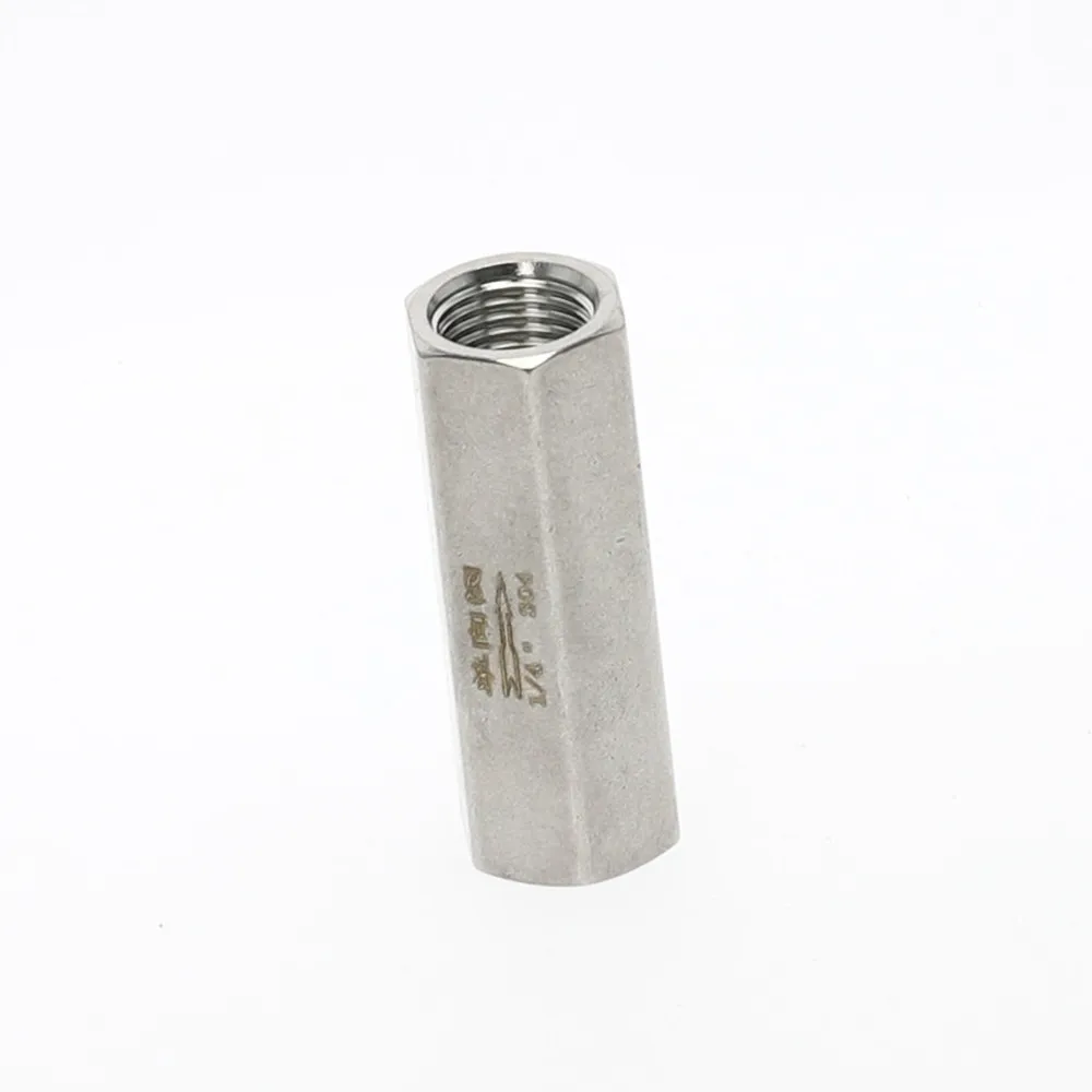 Односторонний обратный клапан из нержавеющей стали 304 полный порт 1/8 дюйма 1/4 3/8 1/2