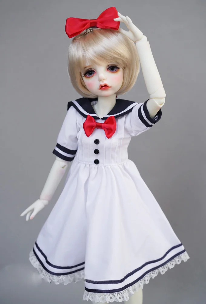 BJD Кукольное платье подходит для 1/3 1/4 1/6 MSD DD Размер куклы милое и модное