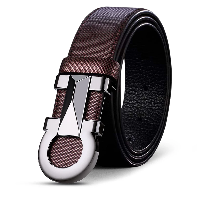 

Men's fashion belt automatic buckle personalized belt business formal belt