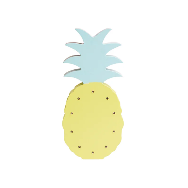 Pineapple Hinnixy привлекательный ночной Светильник для девочек в стиле замка, торта, автомобиля, радуги, детские лампы, детская спальня, домашний декоративный светильник ing - Испускаемый цвет: Pineapple