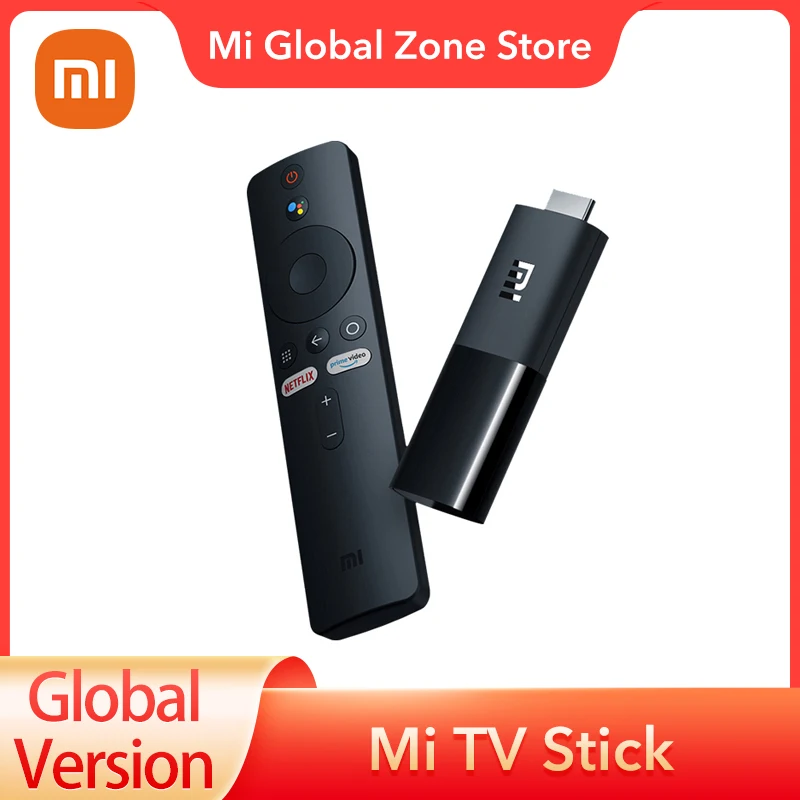 

Global Version Xiaomi Mi TV Stick Android TV 9.0 4-core 1080P HD Dual Decoding 1GB RAM 8GB ROM Google Assistant Netflix Wifi 5