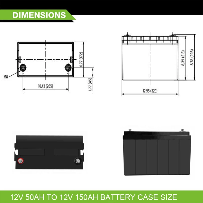 Многократного цикла глубокого заряда разряда комплект литий ионный батарей 12V