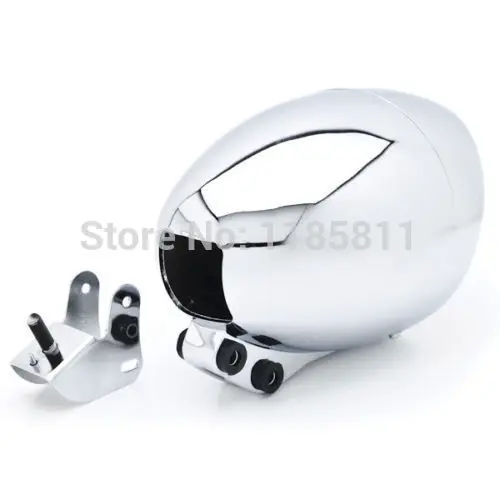 Мотоциклетные универсальные хромированные фары ближнего и дальнего света с