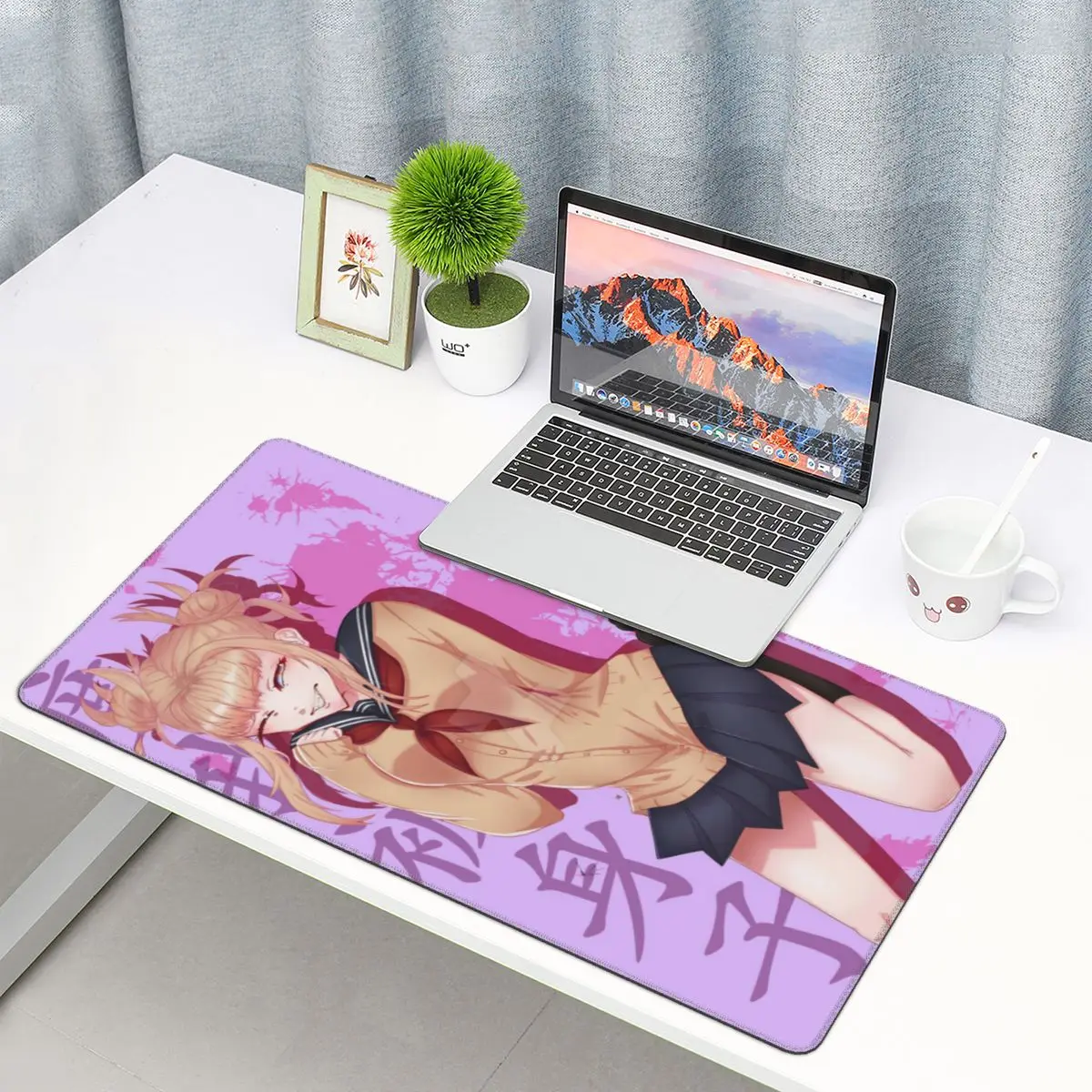 Компьютерный коврик для мыши My Hero Академия химико Тога Waifu Anime Girl Otaku XL игровой с