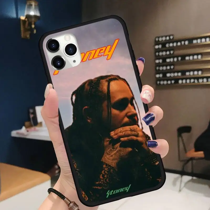 

Post Malone Phone Case for iPhone 11 12 pro XS MAX 8 7 6 6S Plus X 5S SE 2020 XR Soft silicone