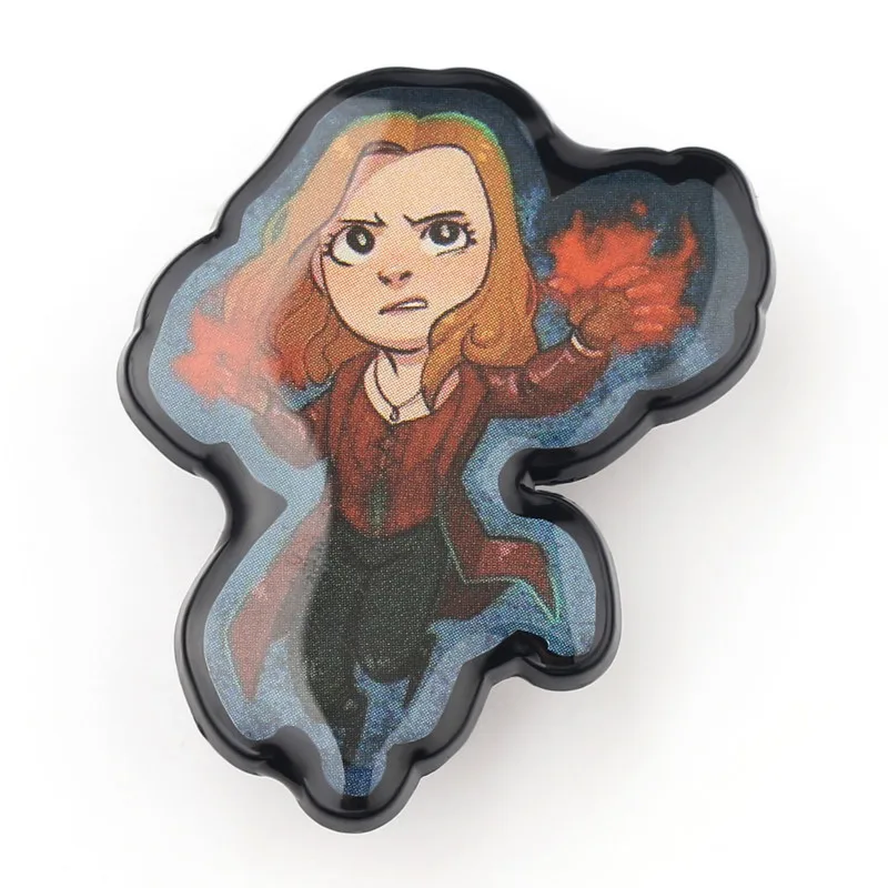 Мультфильм Мстители Броши с персонажами для женщин милый Raytheon Железный человек