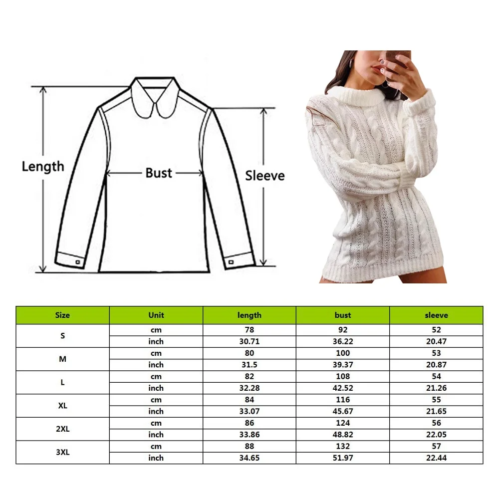 LASPERAL Turtleneck Bodycon Knitted Mini Dress Women Sweater Winter Female Sexy Ladies Autumn Soft Warm Short Vestidos | Женская одежда