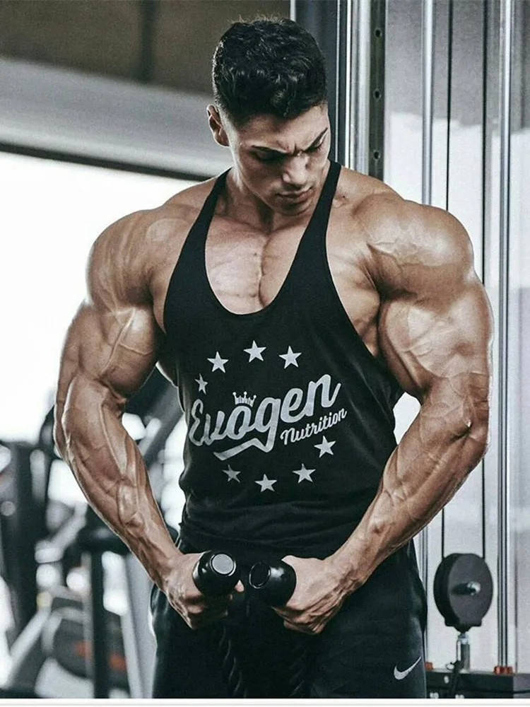 Майка мужская с принтом пикантная модная жилетка майка без рукавов для бега