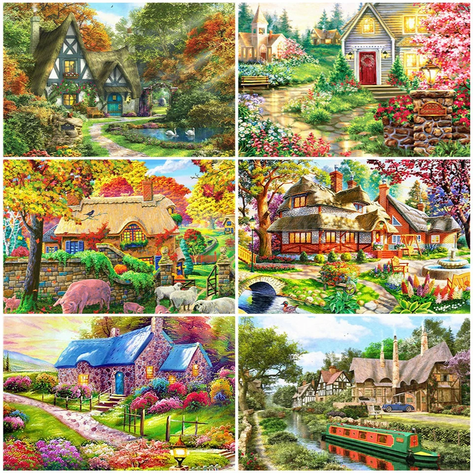 Набор для рисования по номерам на холсте сделай сам|Картины номерам| |