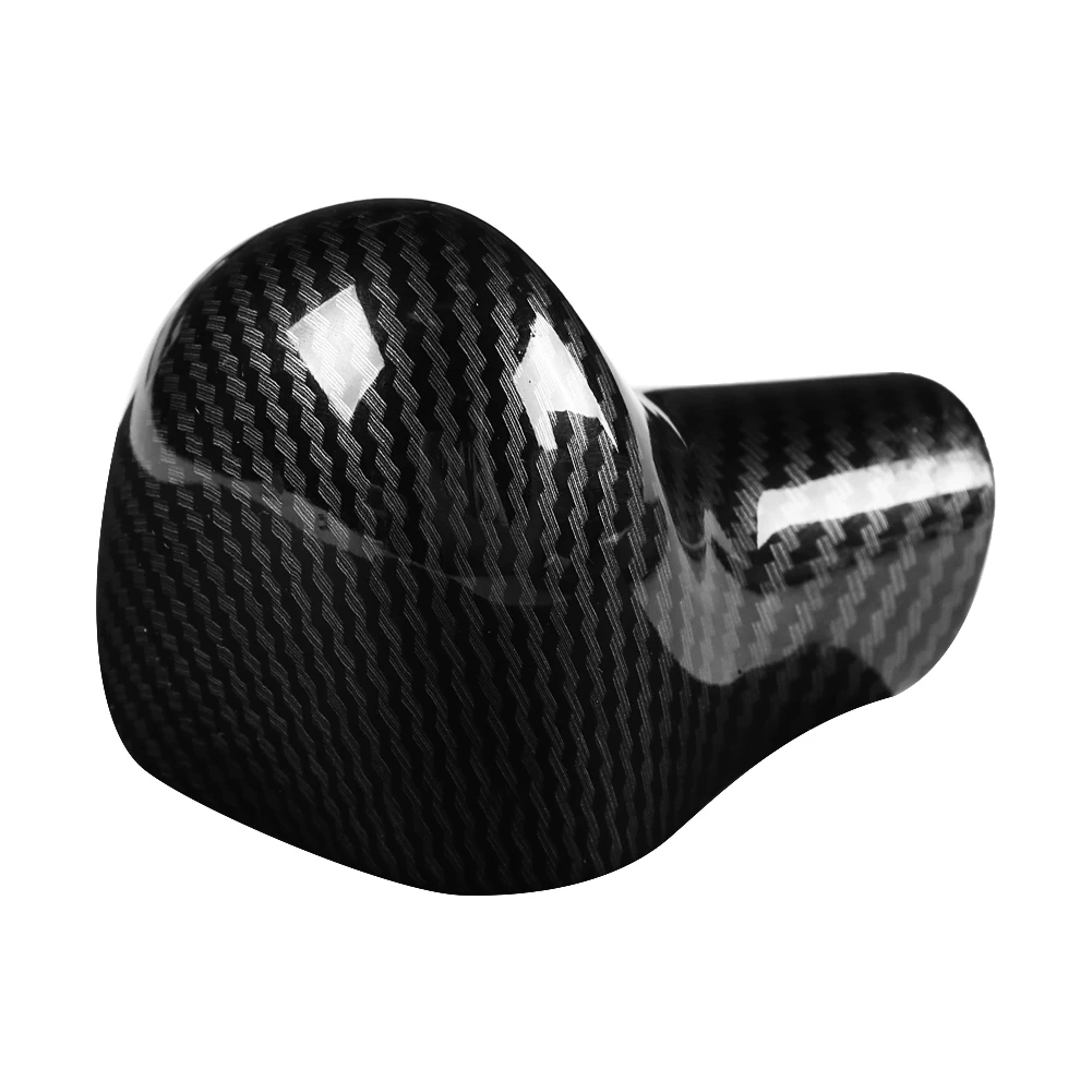 

Car Carbon Fiber Style ABS plastic anti-skid Interior Shift Knob Cover Trim lightweight anti-rust colorfast for A5 A6 Q7 A4/Q5