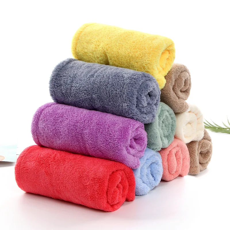 

Quick Dry Microfiber Hair Towel For Girls Women Turban Hair Dry Cap Bathroom Accessories Solid Color Soft Bath Towel